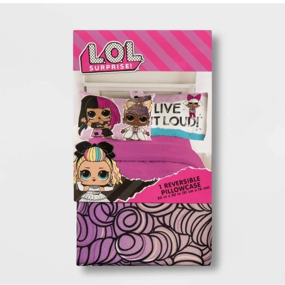 NWT LOL surprise! 3 three piece sheet set & extra pillowcase set twin size